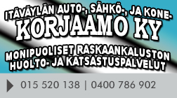 Itäväylän Auto-, Sähkö- ja Konekorjaamo Kommandiittiyhtiö logo